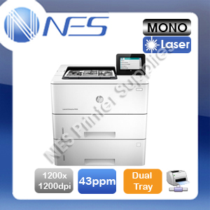 HP LaserJet Enterprise M506x Mono Laser Network Printer w/Dual Tray (P/N:F2A70A)